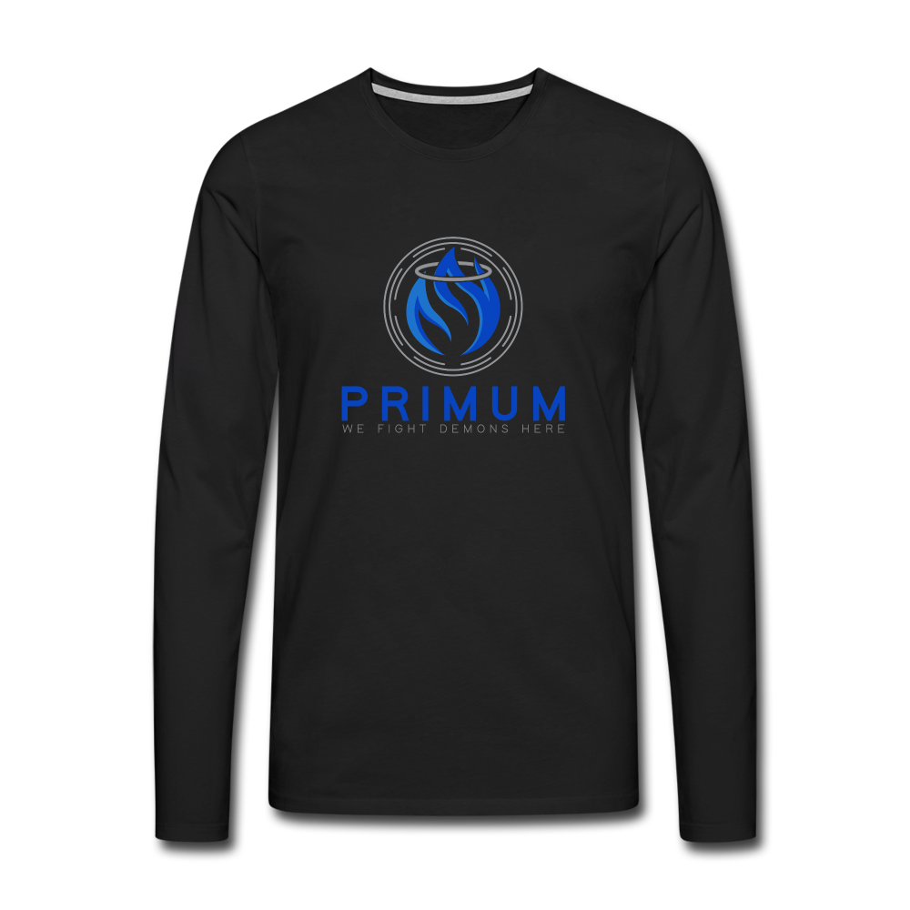 Men's Premium Long Sleeve T-Shirt - black