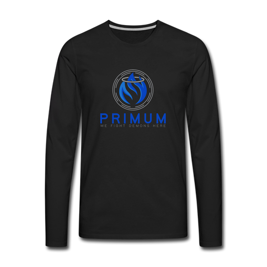 Men's Premium Long Sleeve T-Shirt - black