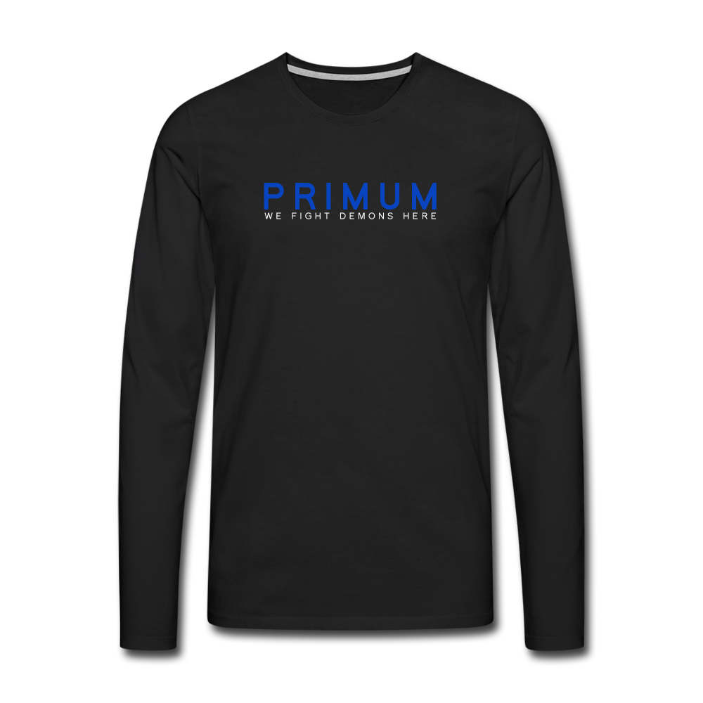 Men's Premium Long Sleeve T-Shirt - black