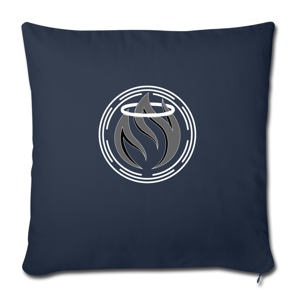 Throw Pillow Cover 18” x 18” - navy