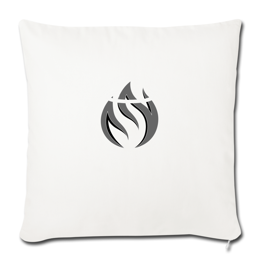 Throw Pillow Cover 18” x 18” - natural white