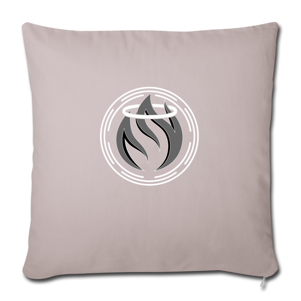 Throw Pillow Cover 18” x 18” - light taupe