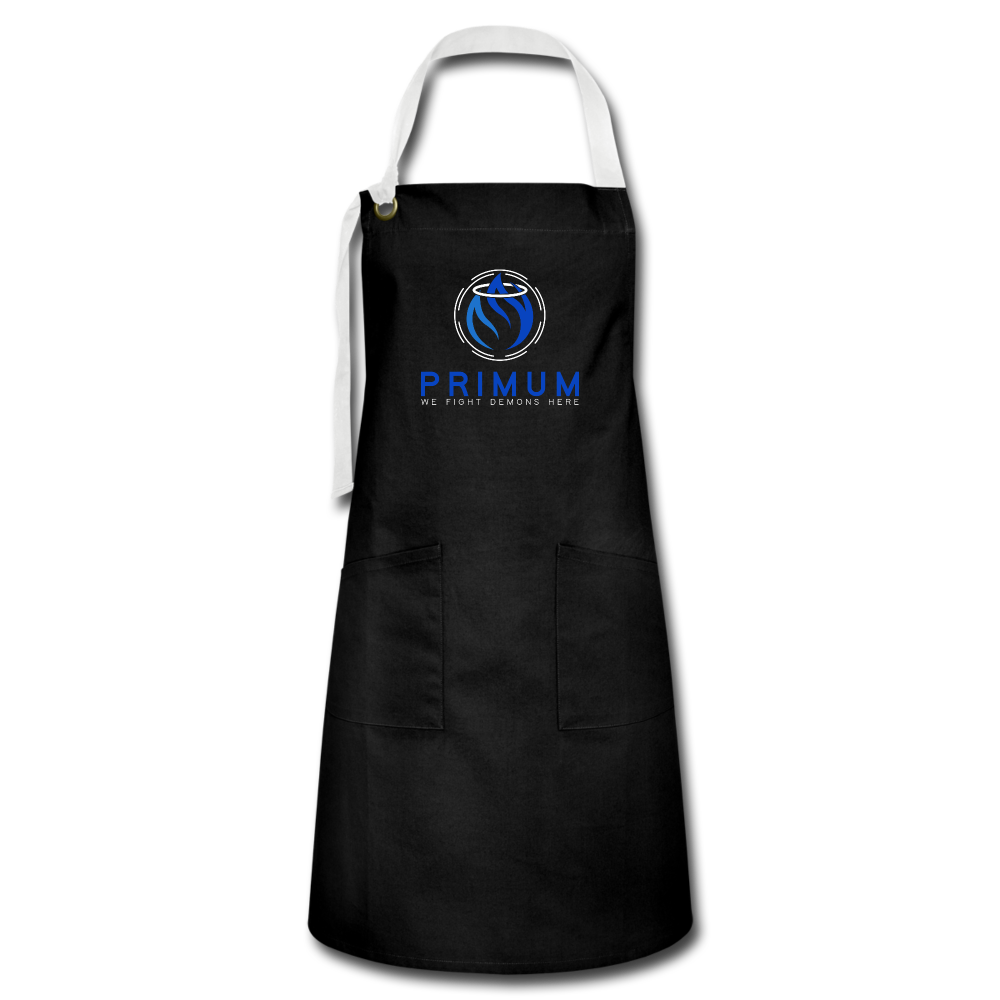 Artisan Apron - black/white