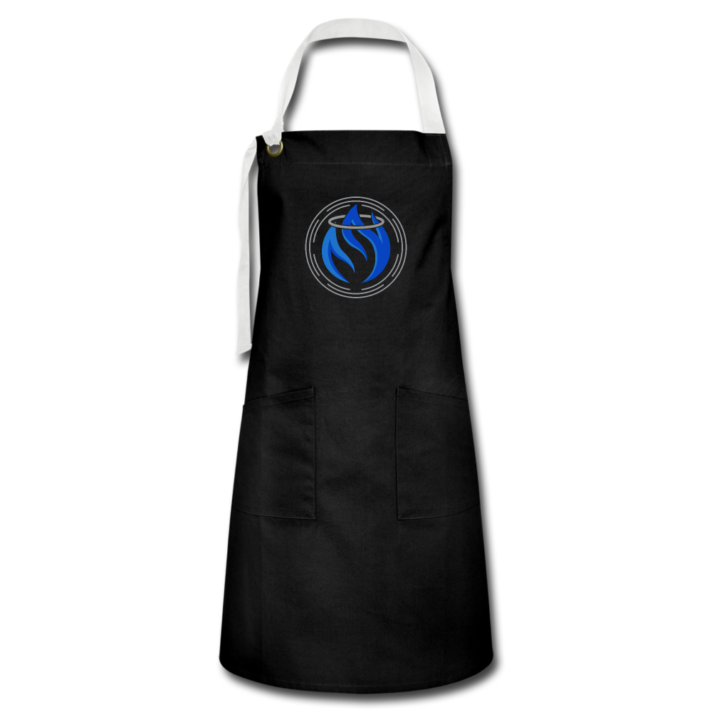 Artisan Apron - black/white