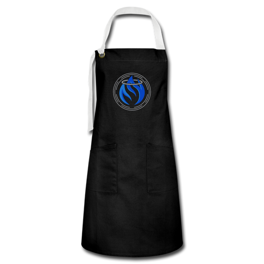 Artisan Apron - black/white