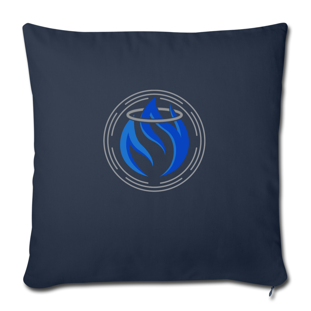 Throw Pillow Cover 18” x 18” - navy