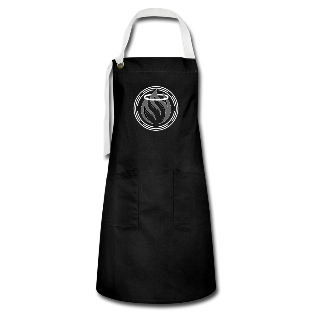 Artisan Apron - black/white