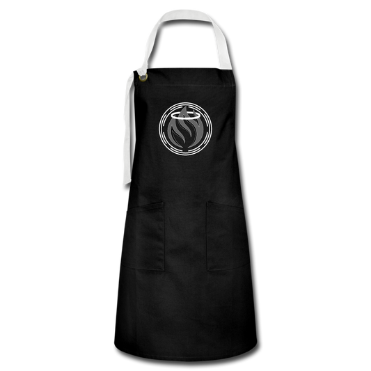 Artisan Apron - black/white