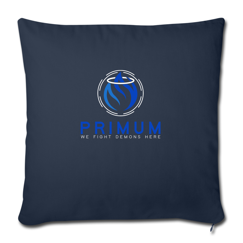 Throw Pillow Cover 18” x 18” - navy