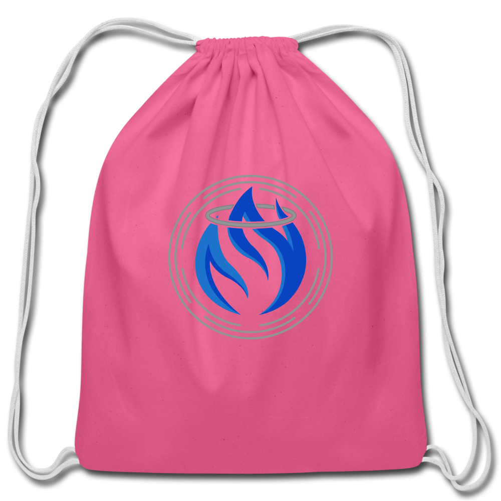 Cotton Drawstring Bag - pink