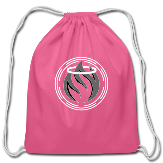 Cotton Drawstring Bag - pink