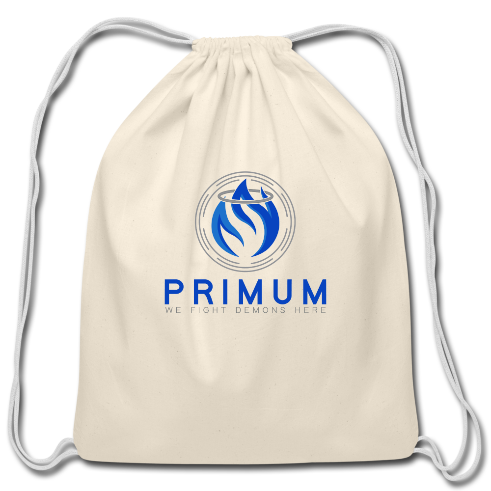 Cotton Drawstring Bag - natural