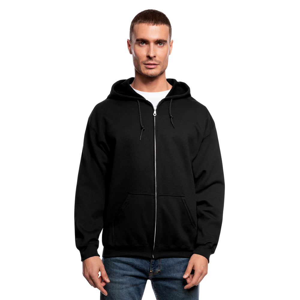 Men's Zip Hoodie - black