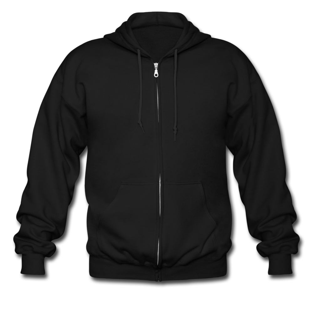 Men's Zip Hoodie - black