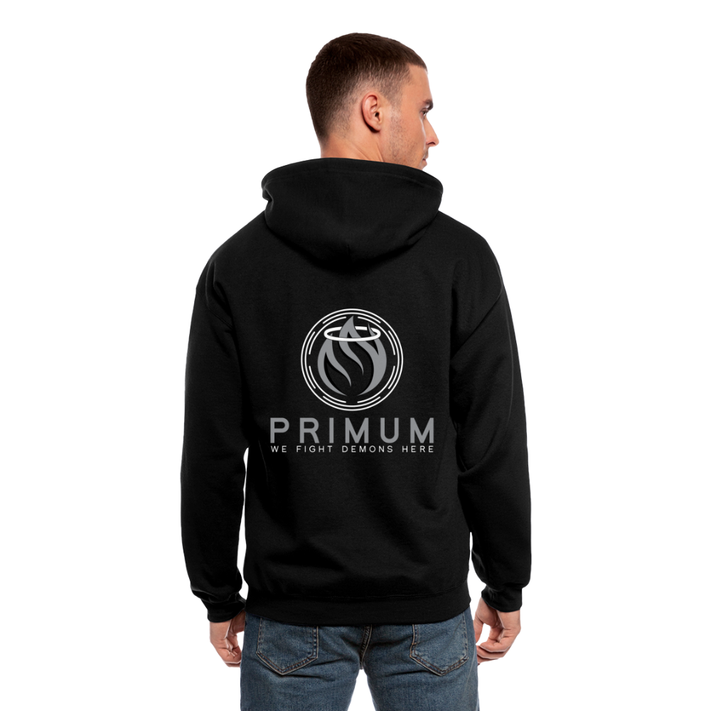 Men's Zip Hoodie - black