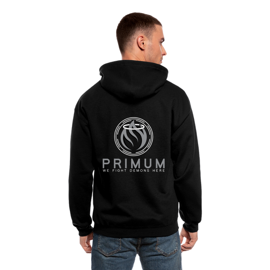 Men's Zip Hoodie - black